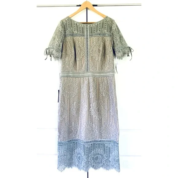 satin and lace dress shop Aleena Satin And Lace Maxi Dress / Lemon | MESHKI main image 0